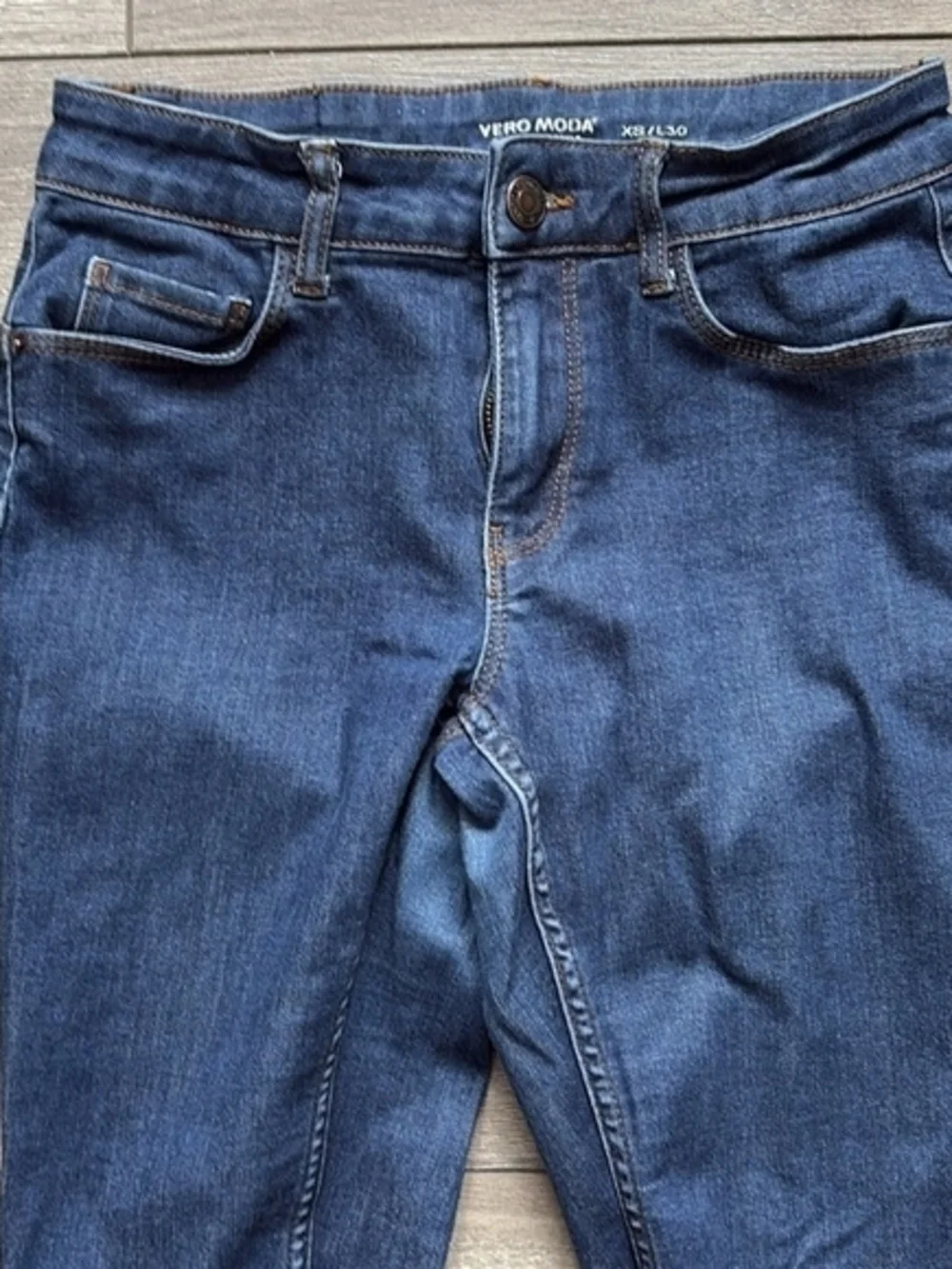 Dark Blue Women's Stretch Skinny Jeans - Picture 4 of 7